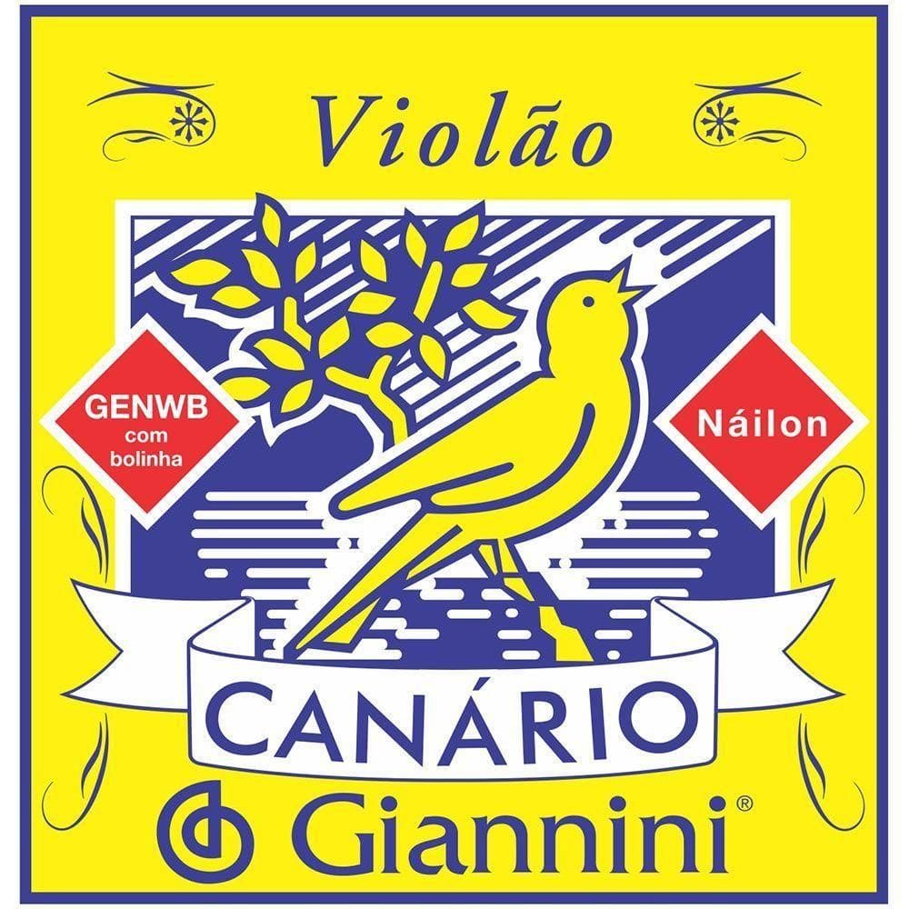 Encordoamento Para Violao Genwb Com Bolinha Medio Giannini