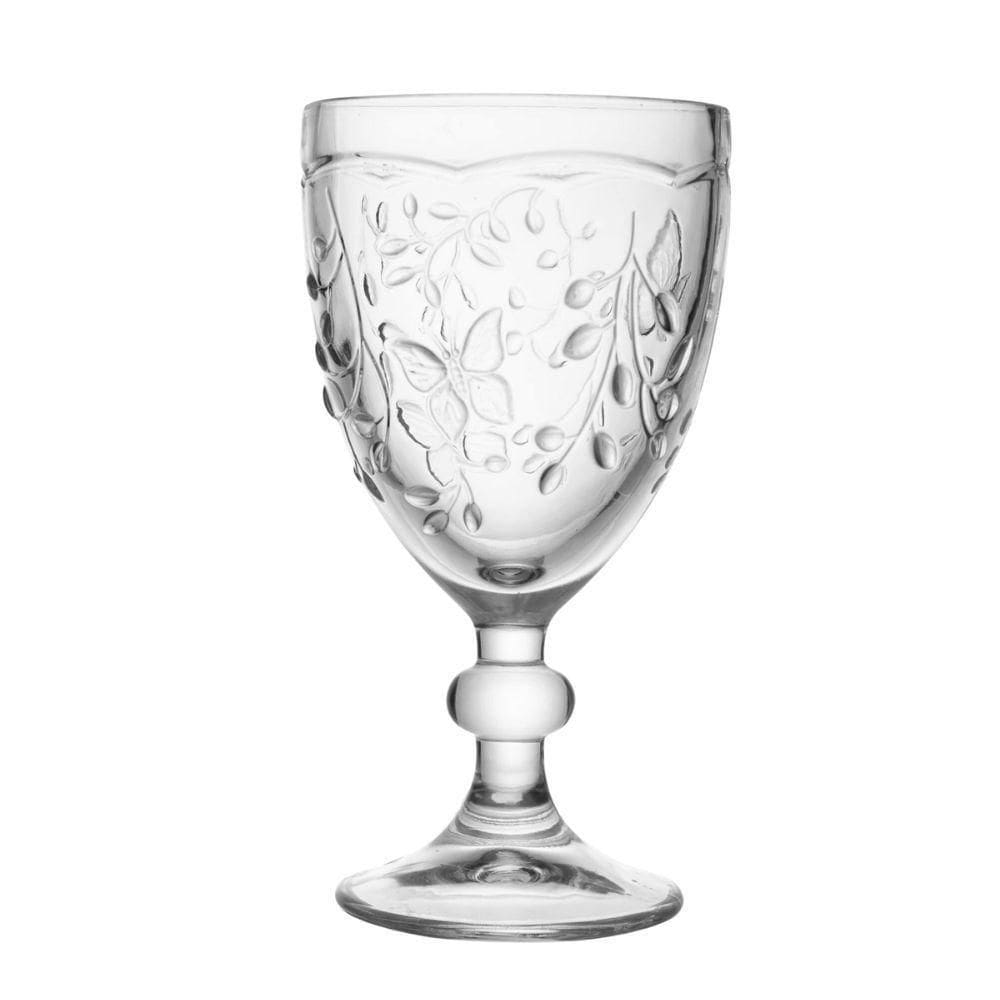 Taça De Vidro Para água Suco Refrigerante New Butterfly Borboletas Flores 320ml Lyor