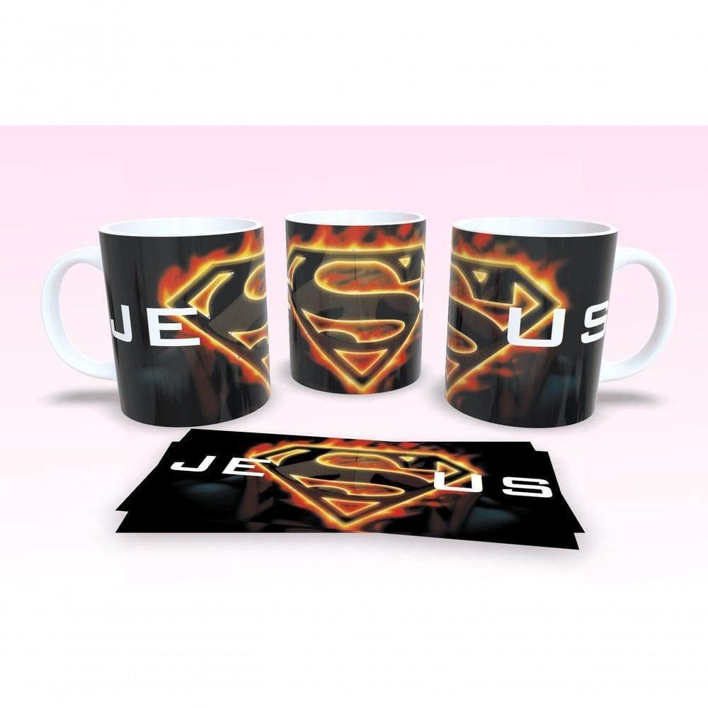Caneca De Porcelana 325ml Decorada Frases Religiosas Estampa 49