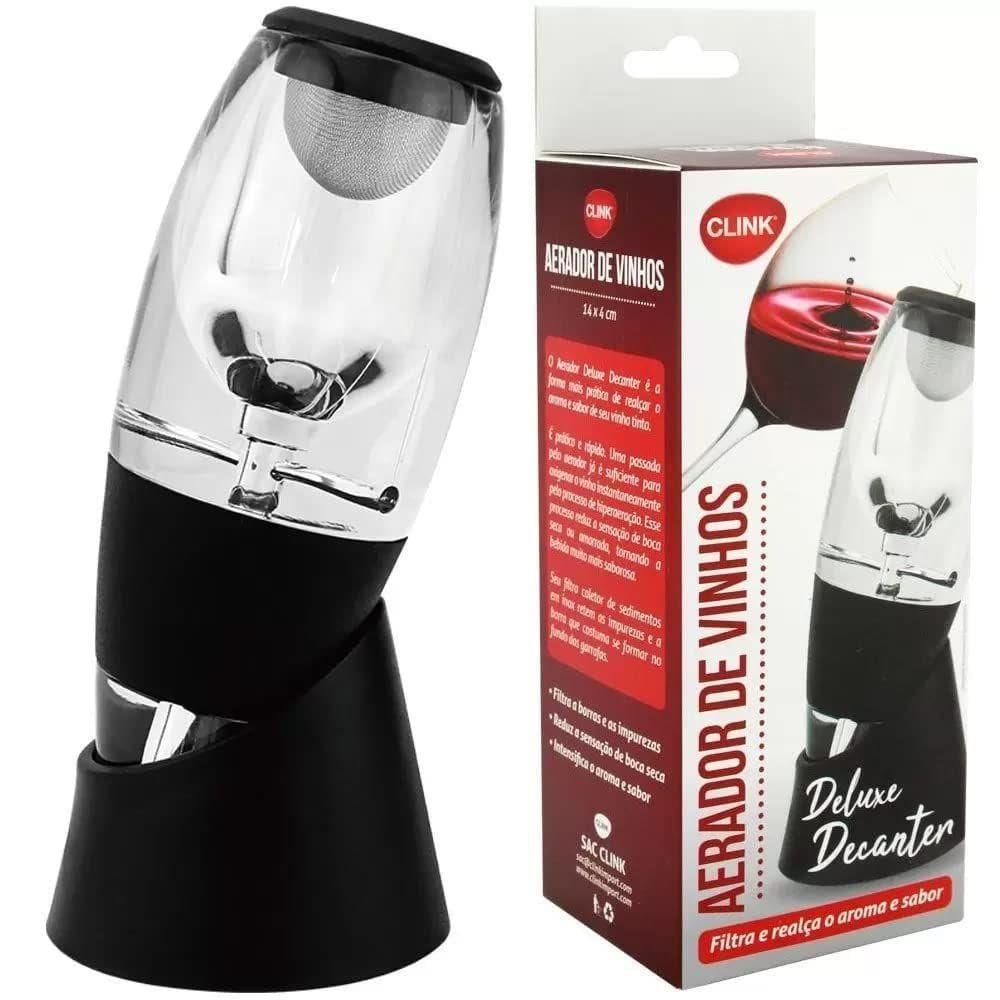 Aerador Decanter De Vinho Plástico 14x4cm