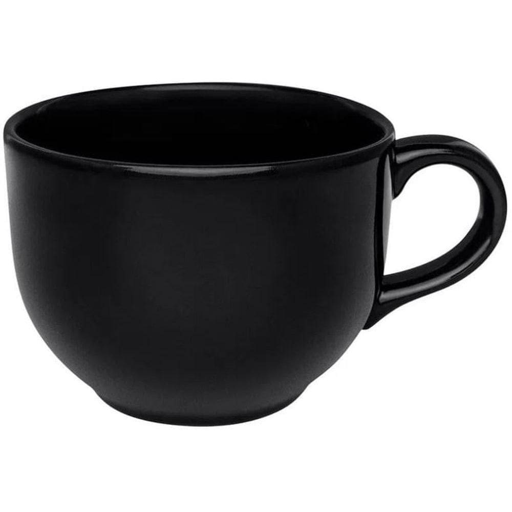 Dupla De Canecas Jumbo Great Glass Black 440 Ml Ms Tcj22304m