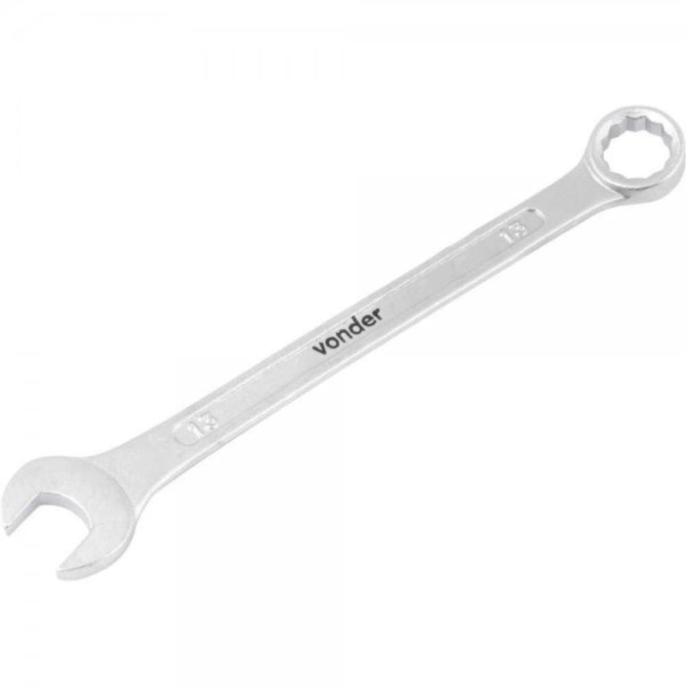 Chave Combinada Reta 13mm Vonder Cromo Vanádio Cromada Peça Chave Fixa Chave Estrela