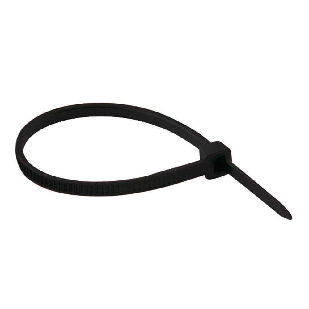 Abracadeira De Nylon 7,5x40cm Preta 100unid.