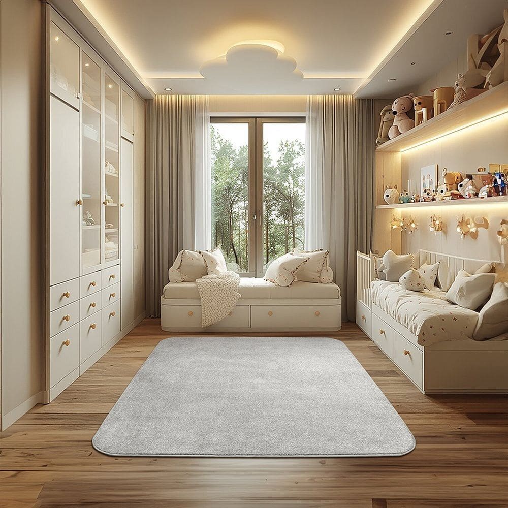 Tapete 150x200cm Relex N Organic Cantos Tapetes São Carlos Prata