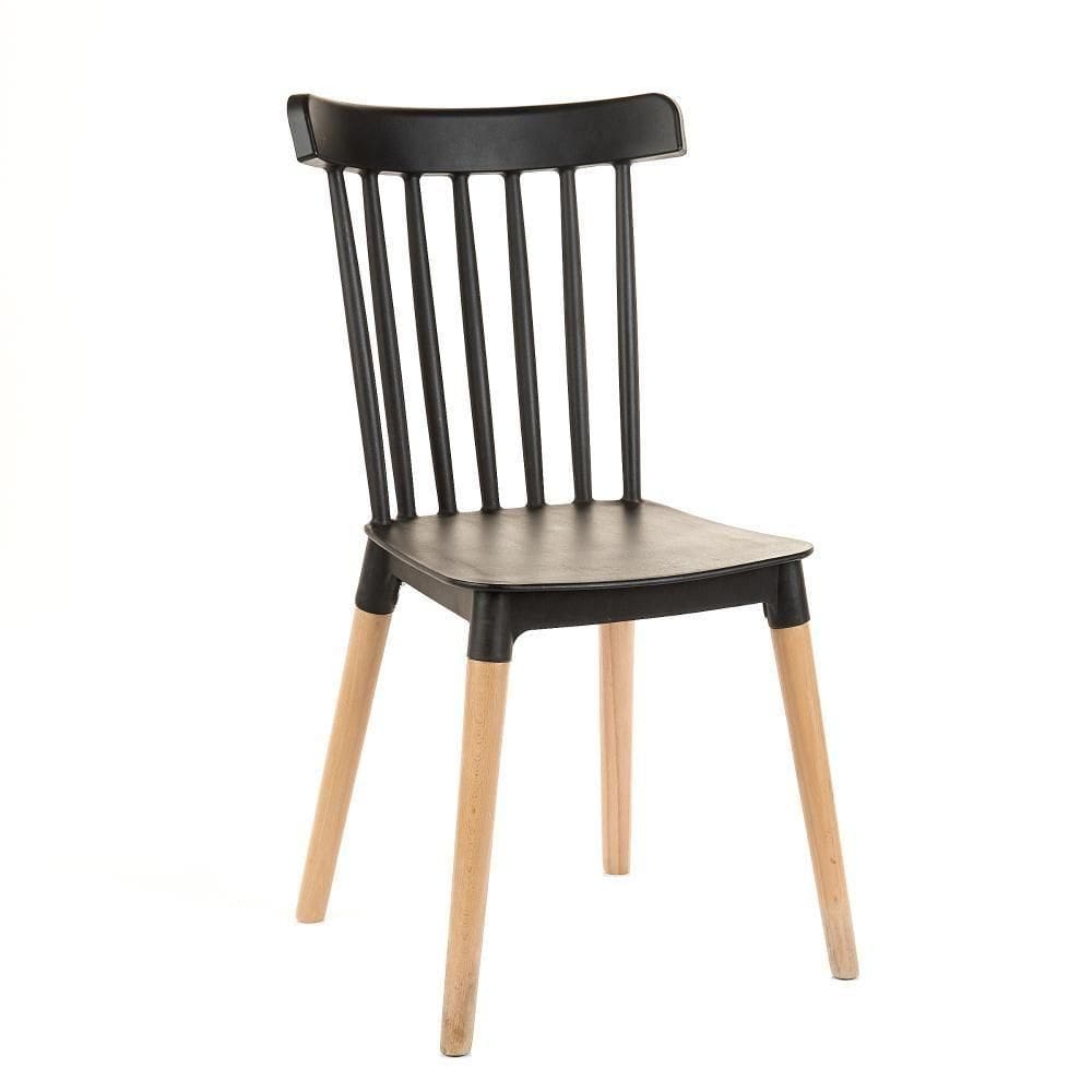 Cadeira Windsor Preto para Conforto e Estilo Atemporal