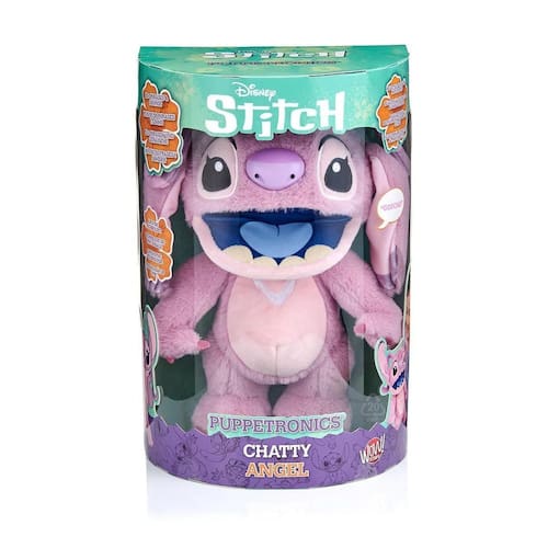 imagem-Pelúcia Interativa Angel Com Som - Stitch Wow Sunny 4422
