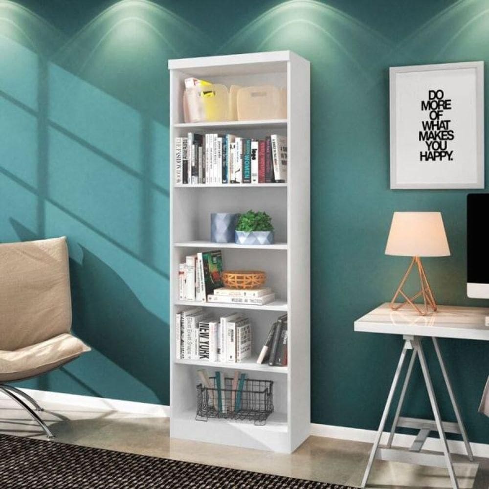 Livreiro Multiuso Sem Portas Branco