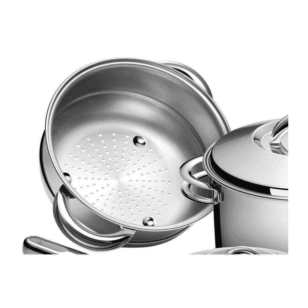 Jogo De Panelas Aço Inox 6 Pçs Solar Tramontina