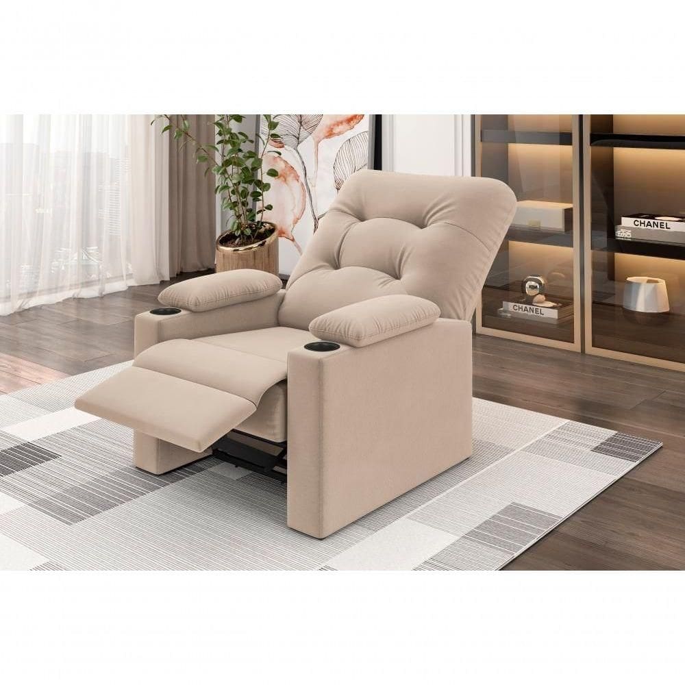 Poltrona Columbia Retrátil/reclinável Capuccino Xflex Sofás