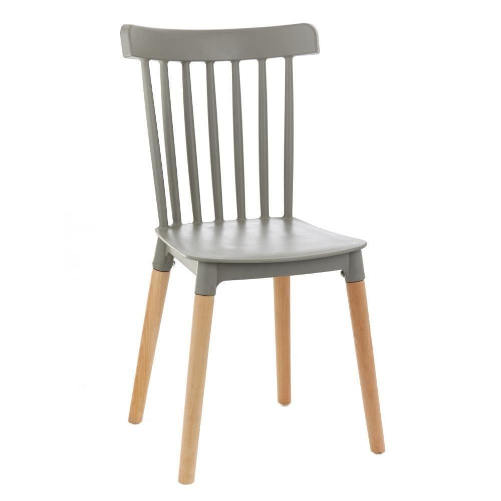 Cadeira Windsor Cinza para Design Elegante e Confortável