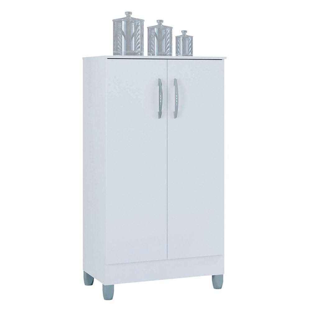 Armário Multiuso 60cm 2 Portas Tami P11 Branco - Mpozenato