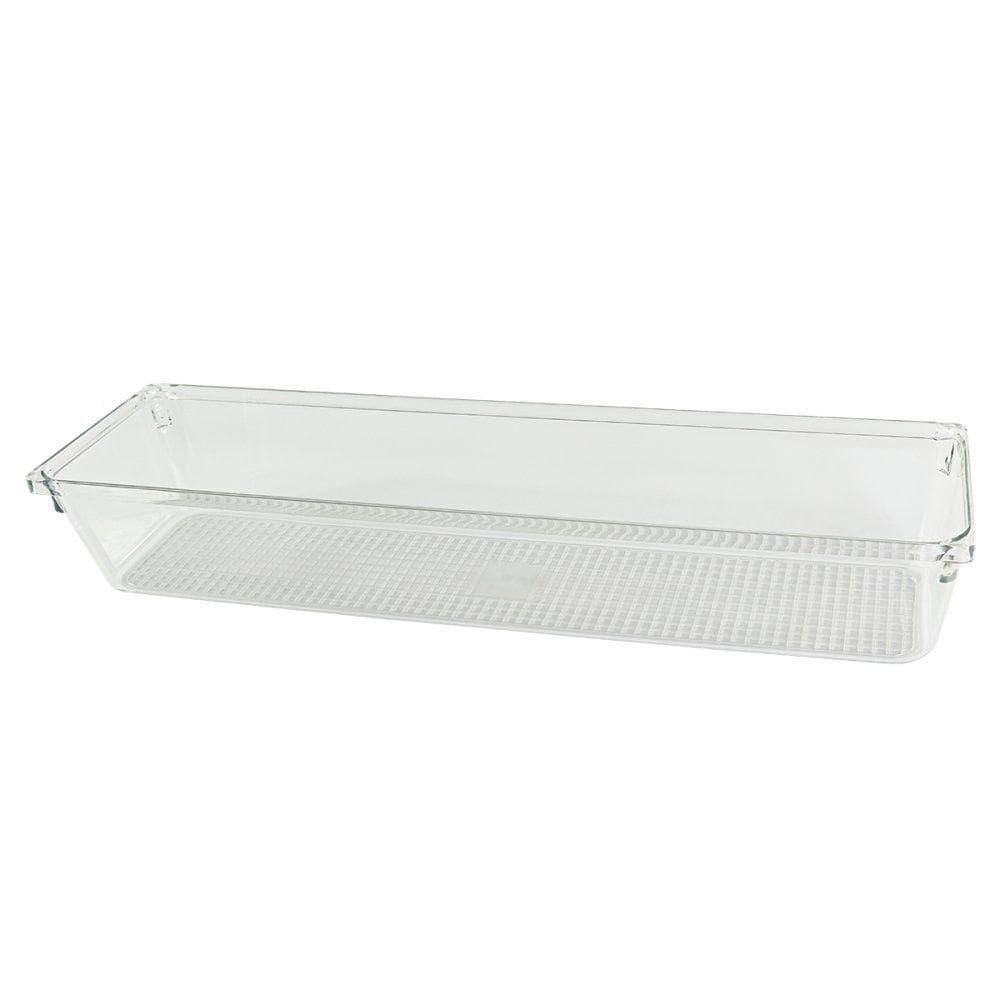 Organizador De Gavetas Transparente 30x8cm Prático E Moderno
