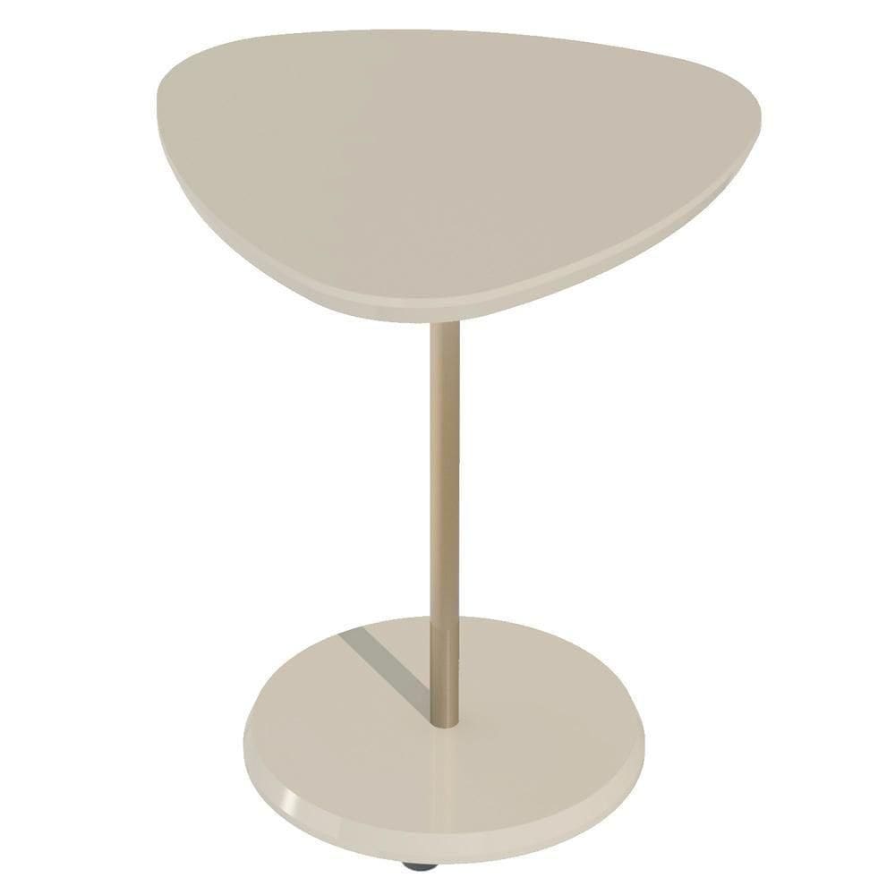 Mesa Apoio Alta Mdf Para Sala De Estar 51 Cm 4695 Off White Arly