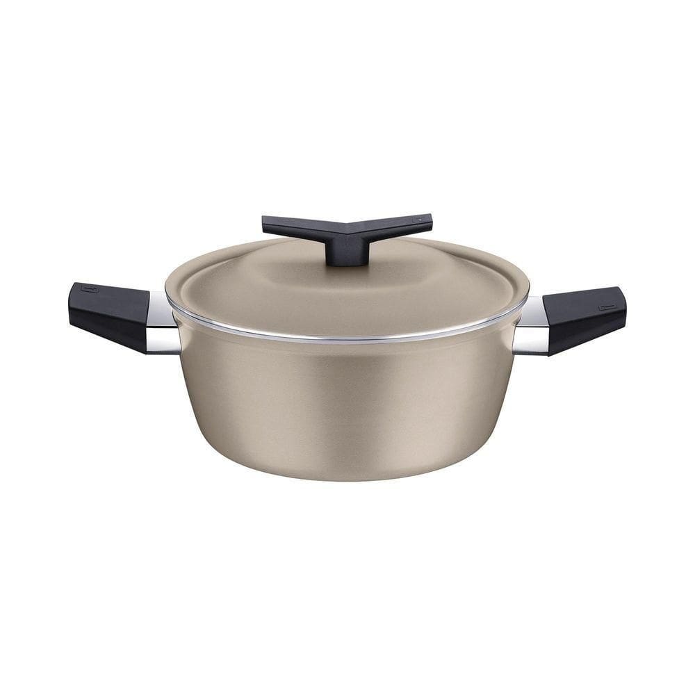 Caçarola Tramontina Spezia Induction Alumínio Antiaderente Starflon Excellent Areia 20 Cm Tramontina