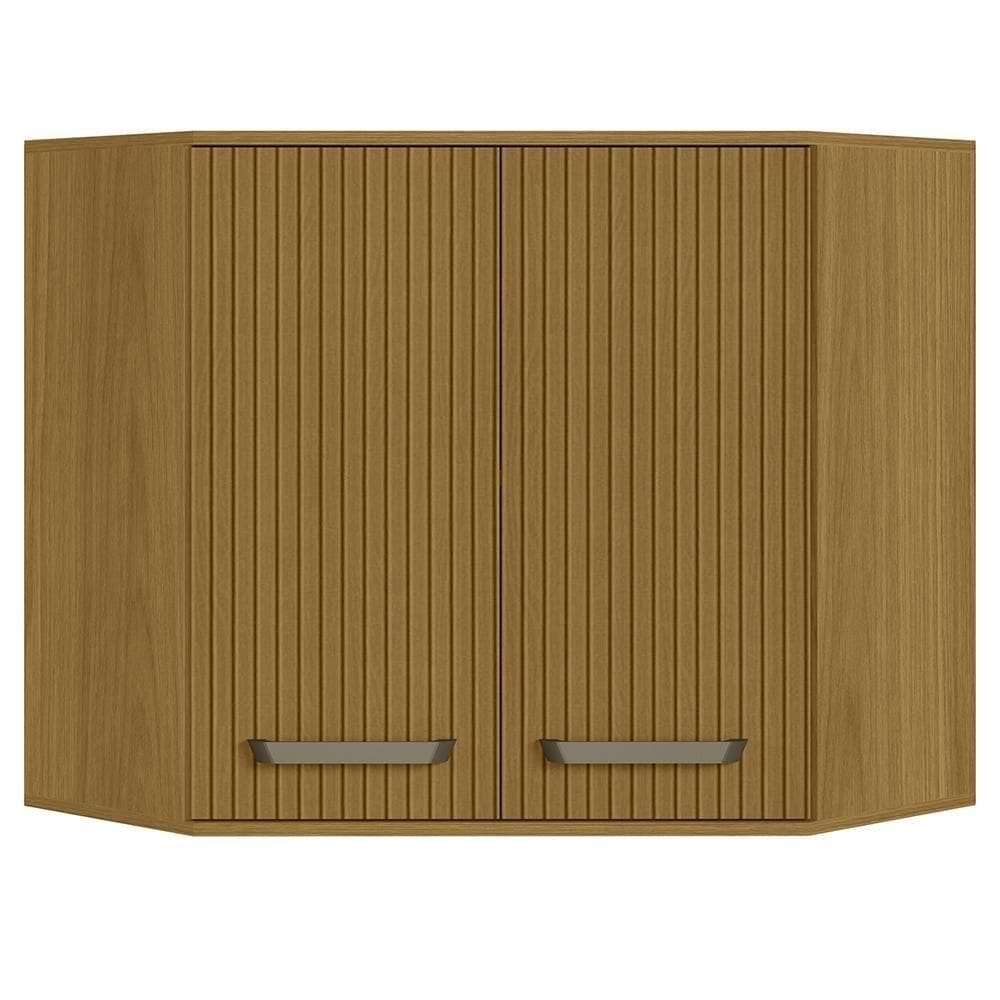 Armario Aereo Canto Obliquo 2 Pt 80 Cm Cria 12599 Freijo Ripado Pnl