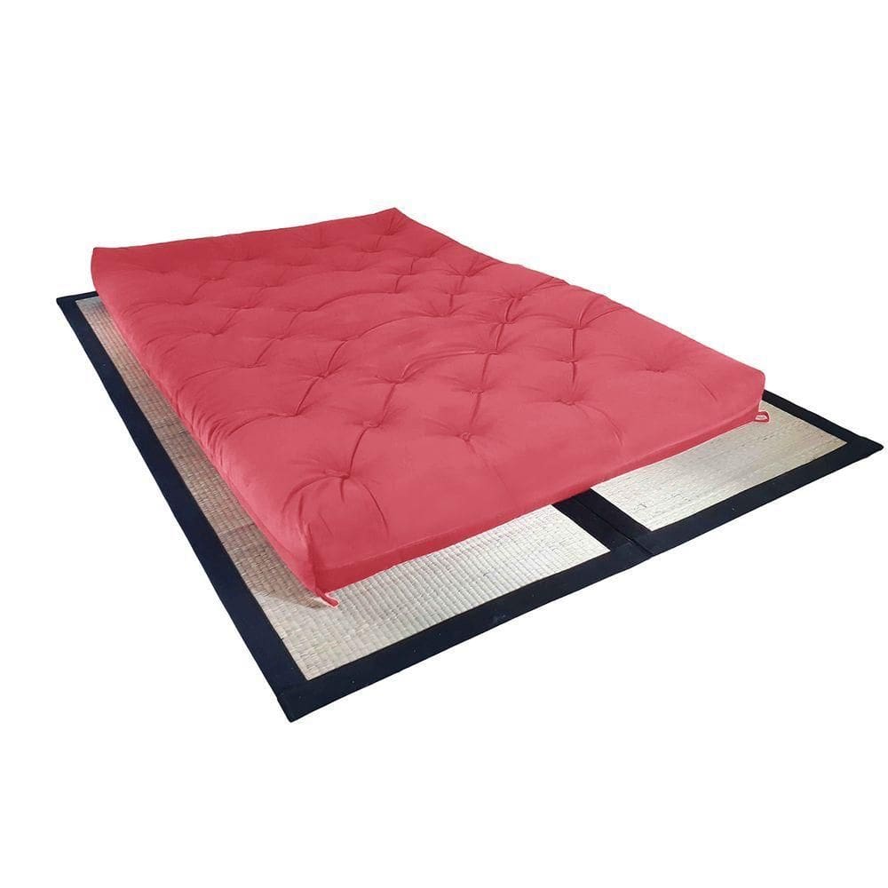 Colchão Futon King Dobrável Sofa Cama Goiaba