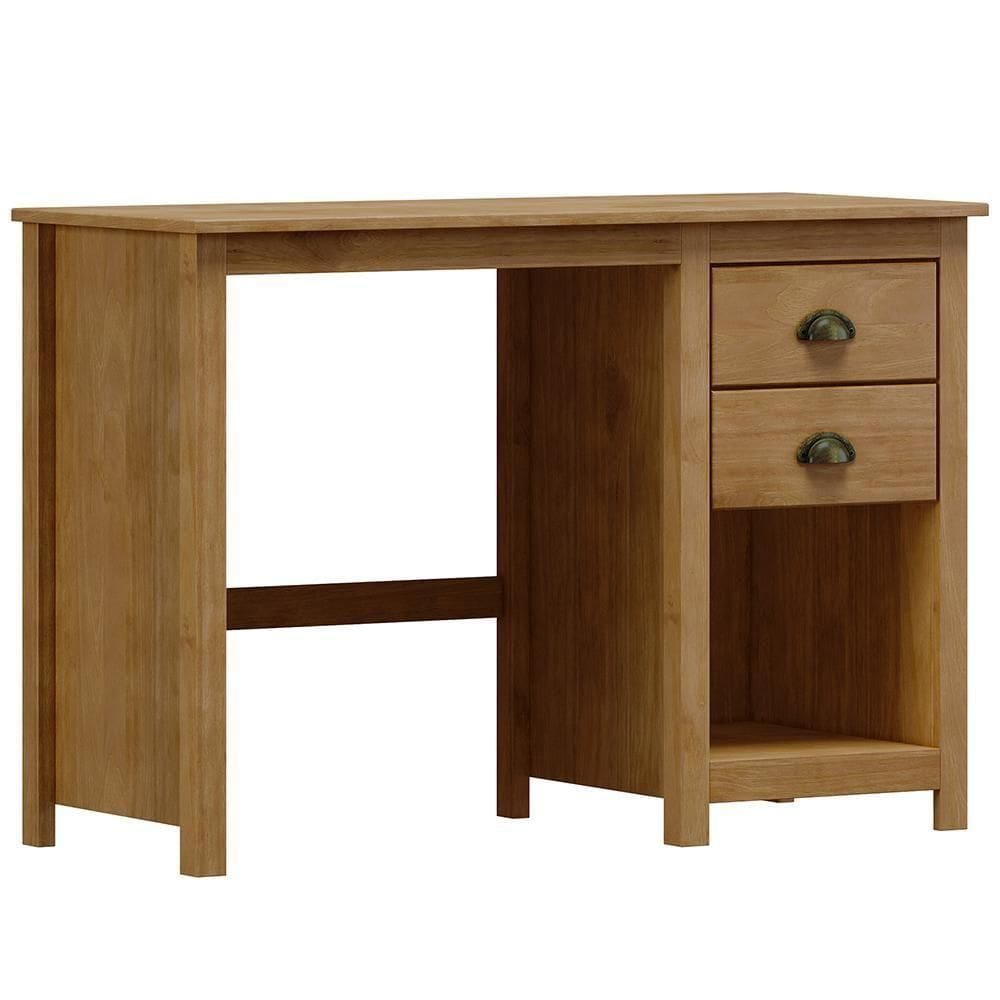 Mesa Escrivaninha Madeira Maciça 110 Cm 9138 Freijo Milani Store