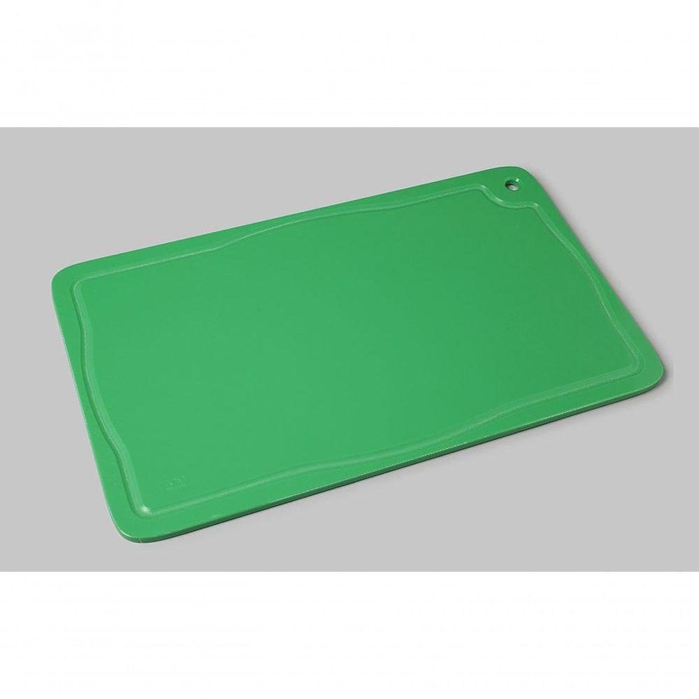 Placa De Corte C/canaleta 50x30x1cm Verde Pronyl 01.156