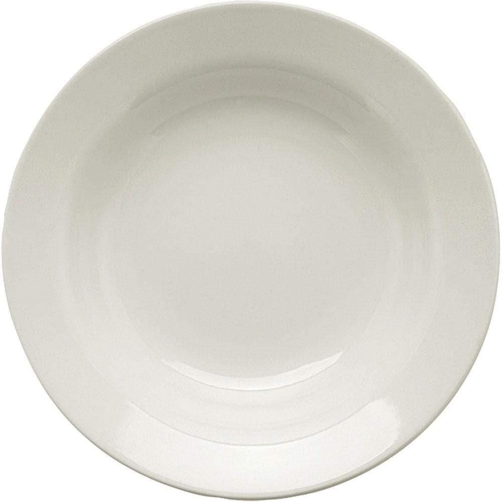 Prato Fundo Donna Branco Oxford Cerâmica 22cm