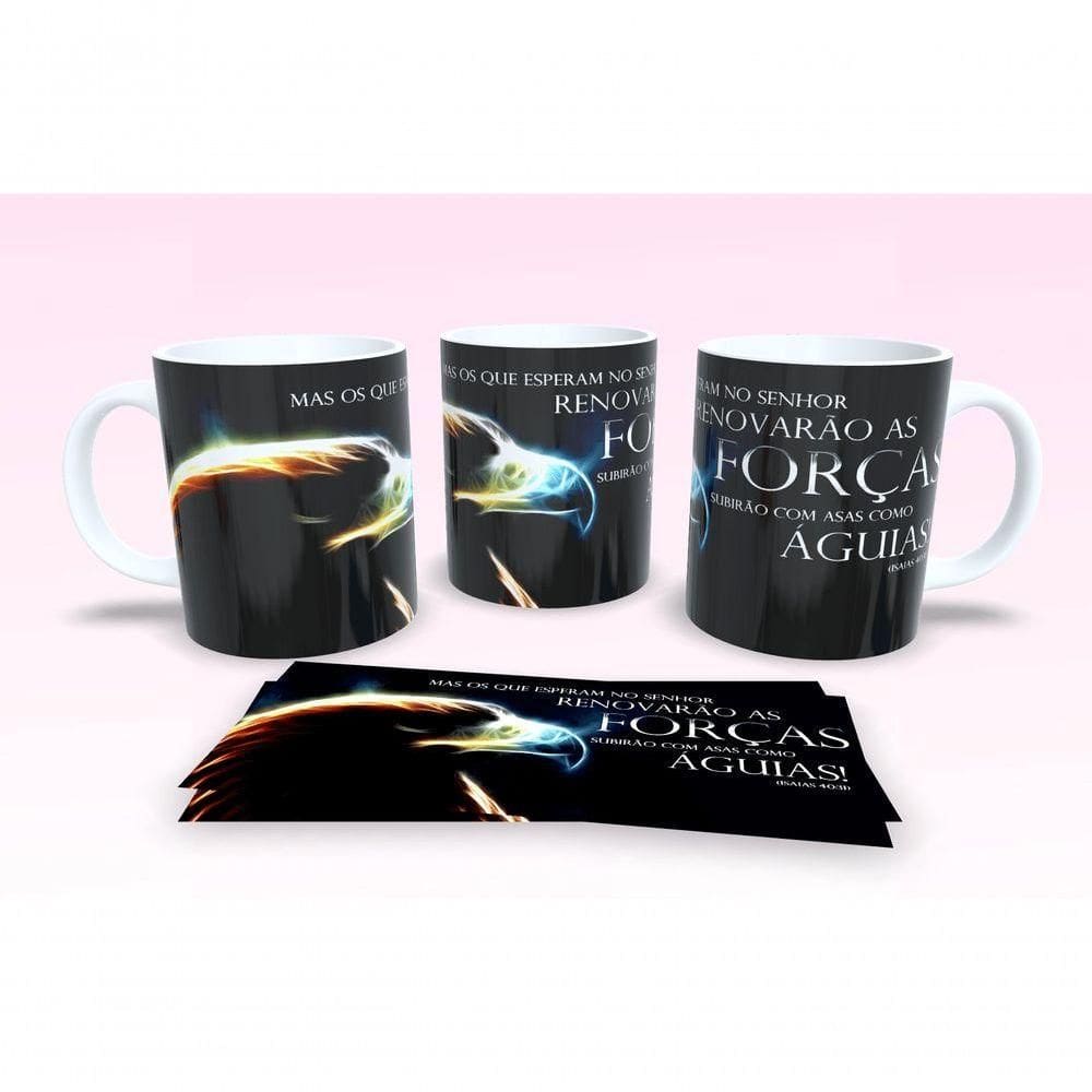 Caneca De Porcelana 325ml Decorada Frases Religiosas Estampa 25