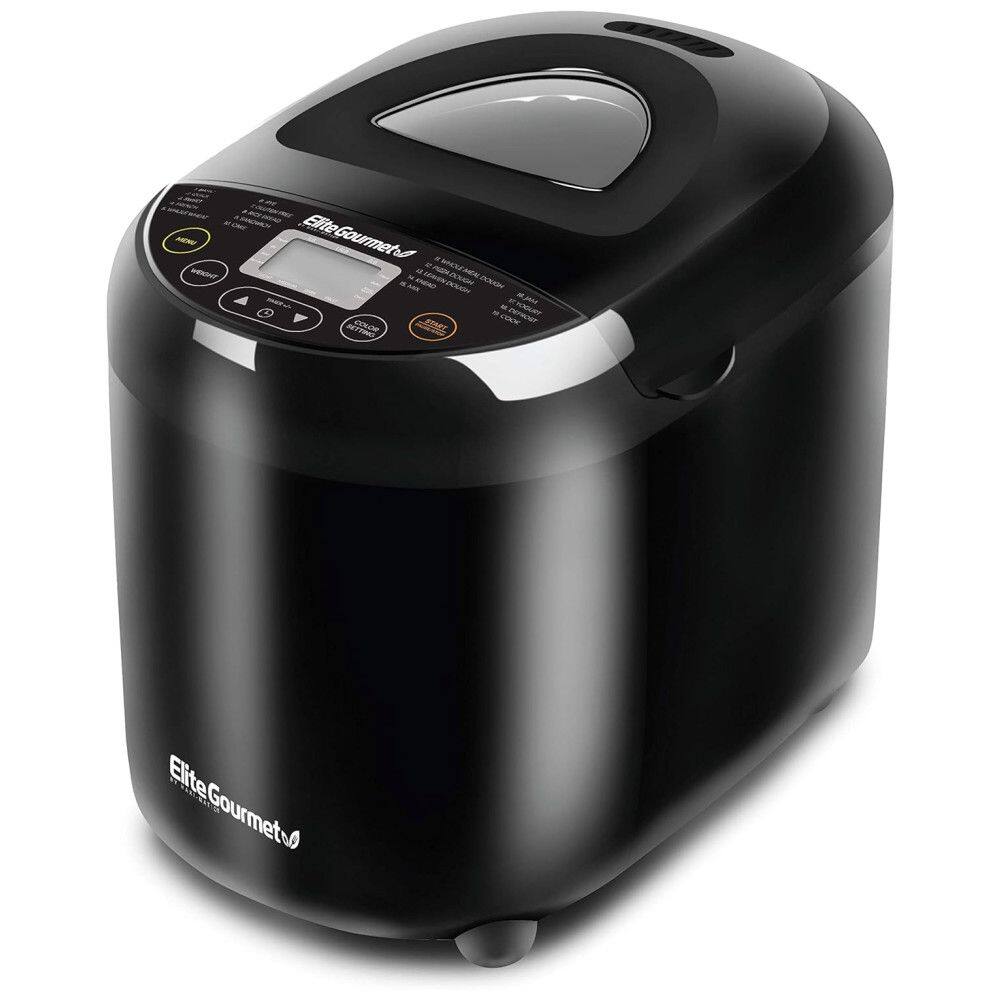 Panificadora Automática 19 em 1, Capacidade 1 kg, 110v, ELITE GOURMET EBM8103B, Preto