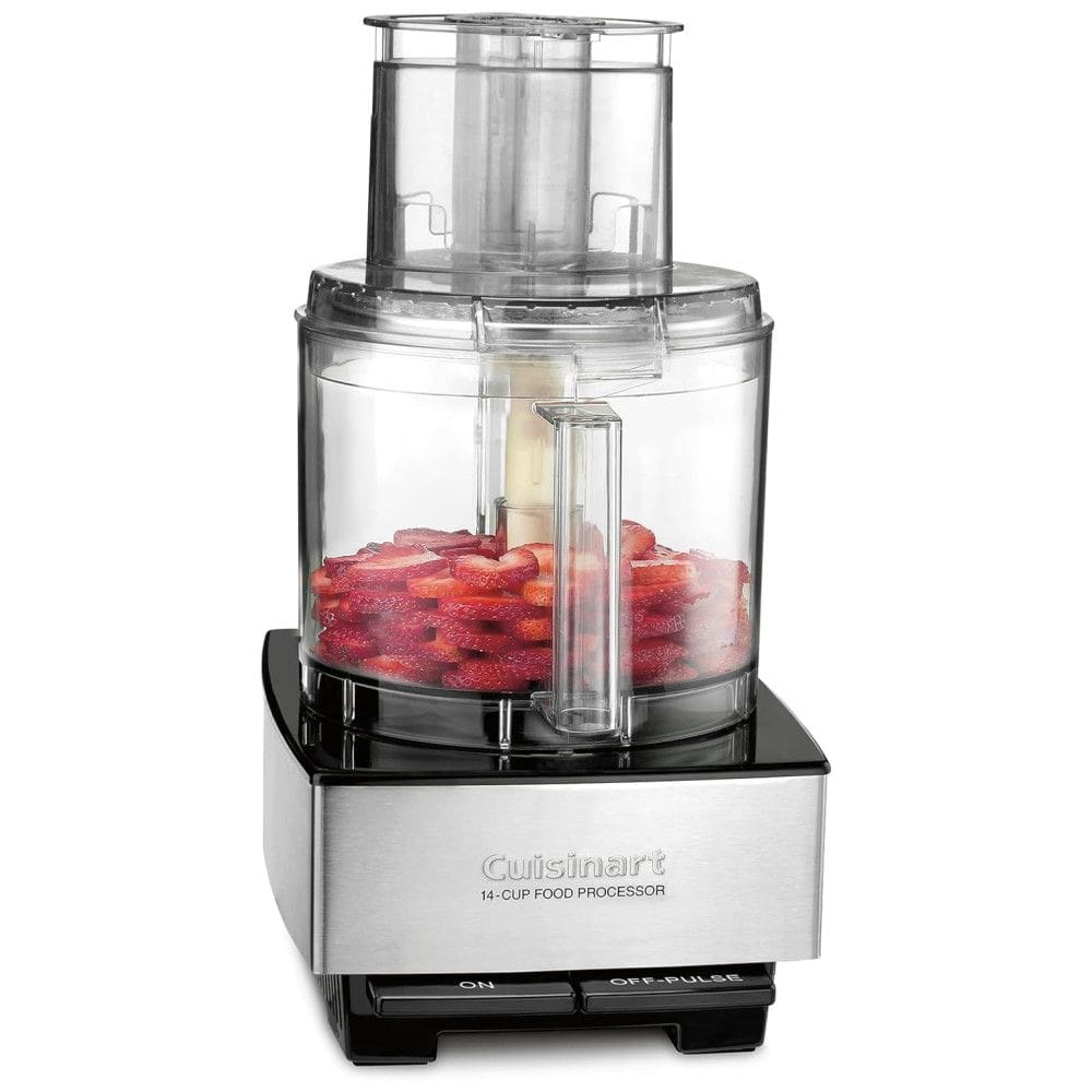 Processador 14 Xícaras Gourmet Aço Inox. Escovado 720 Watts, 110v, CUISINART DFP 14BCNY, Preto