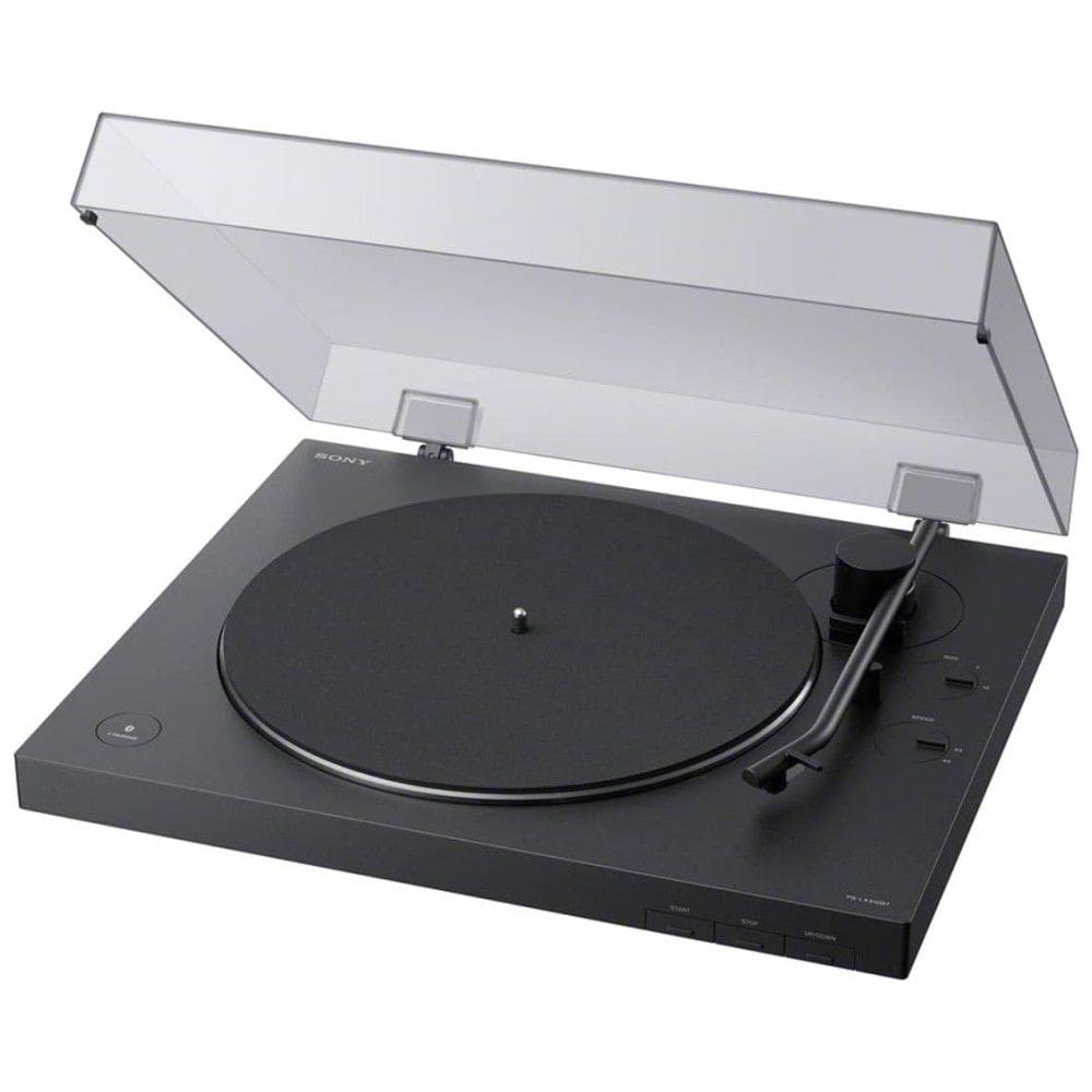 Vitrola Toca discos de vinil sem fio PS LX310BT Totalmente Automático com Bluetooth e saída USB, 110v, SONY PSLX310BT, Preto