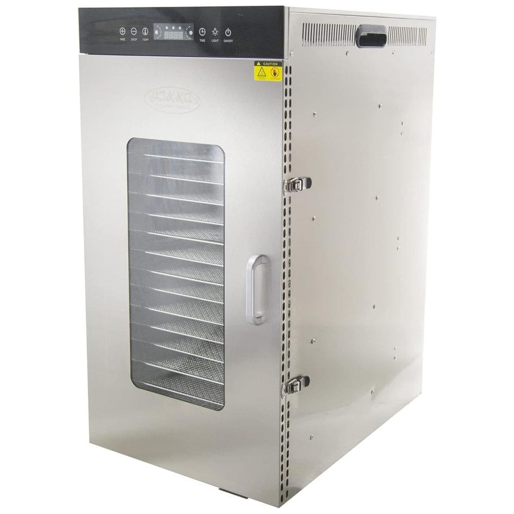 Desidratador de Alimentos Profissional com 20 Bandejas em Aço Inoxidável, 110V 1500W, Hakka