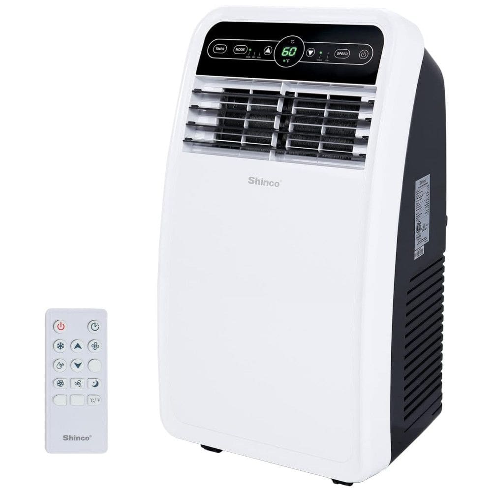 Ar Condicionado Portátil 12000 BTU com Modo Ventilador e Desumidificador, Shinco, Branco