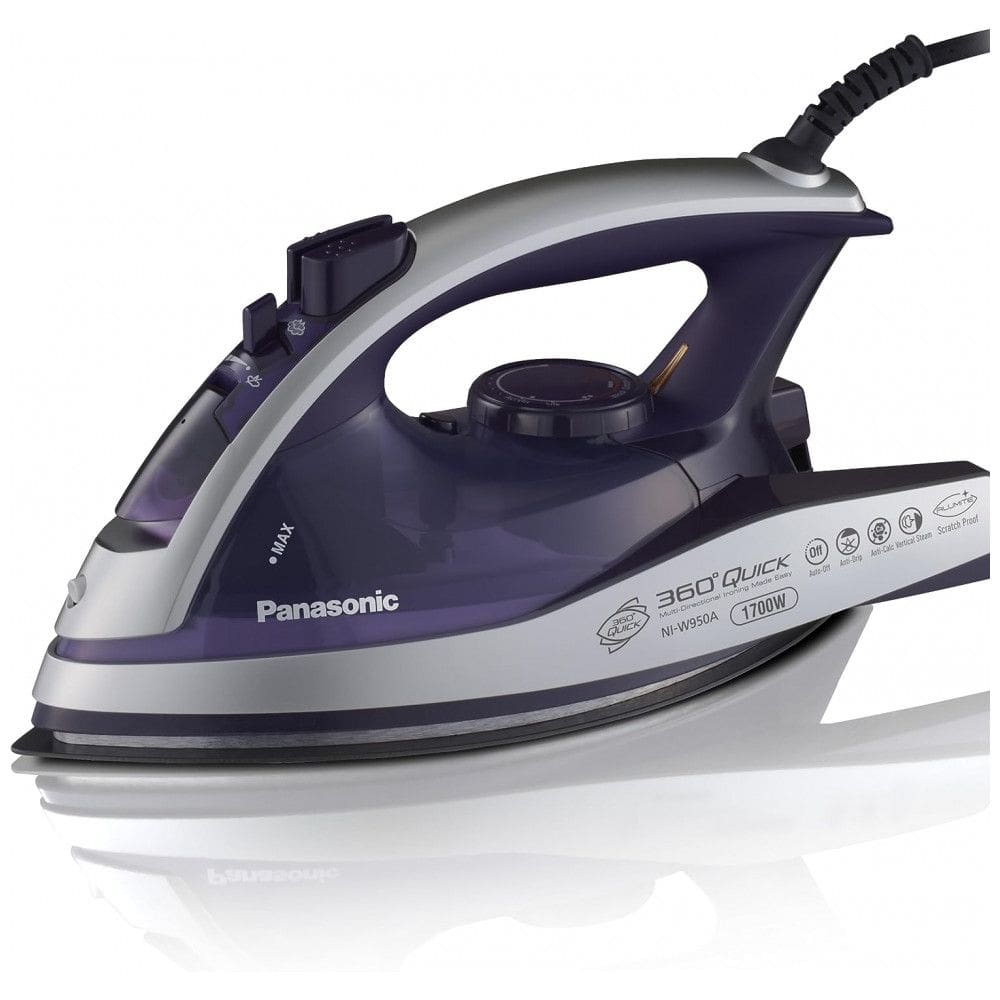 Ferro de Passar a Vapor com Desligamento Automático, 1700W 110V, Panasonic NI W950A, Roxo