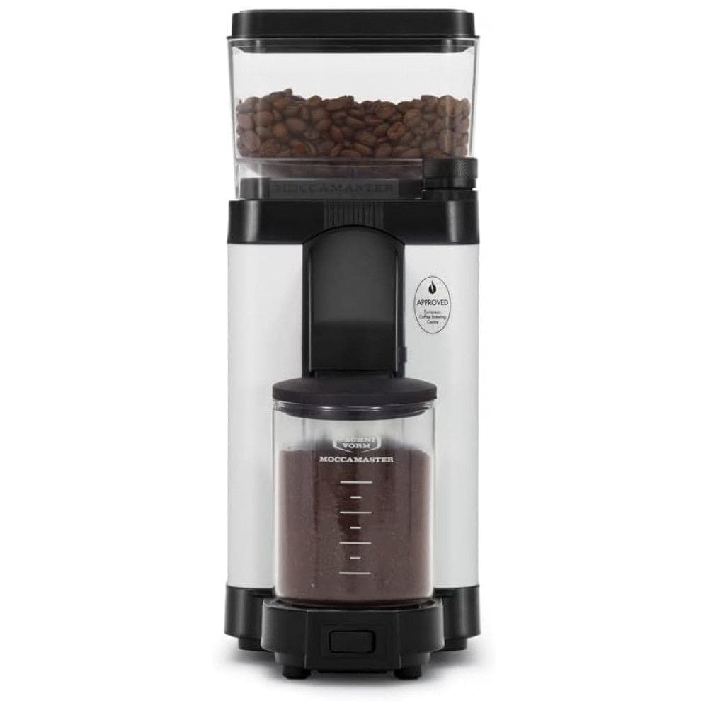 Moedor de Café Elétrico em Aço Inoxidável, 110V, Technivorm Moccamaster 49522KM5, Branco