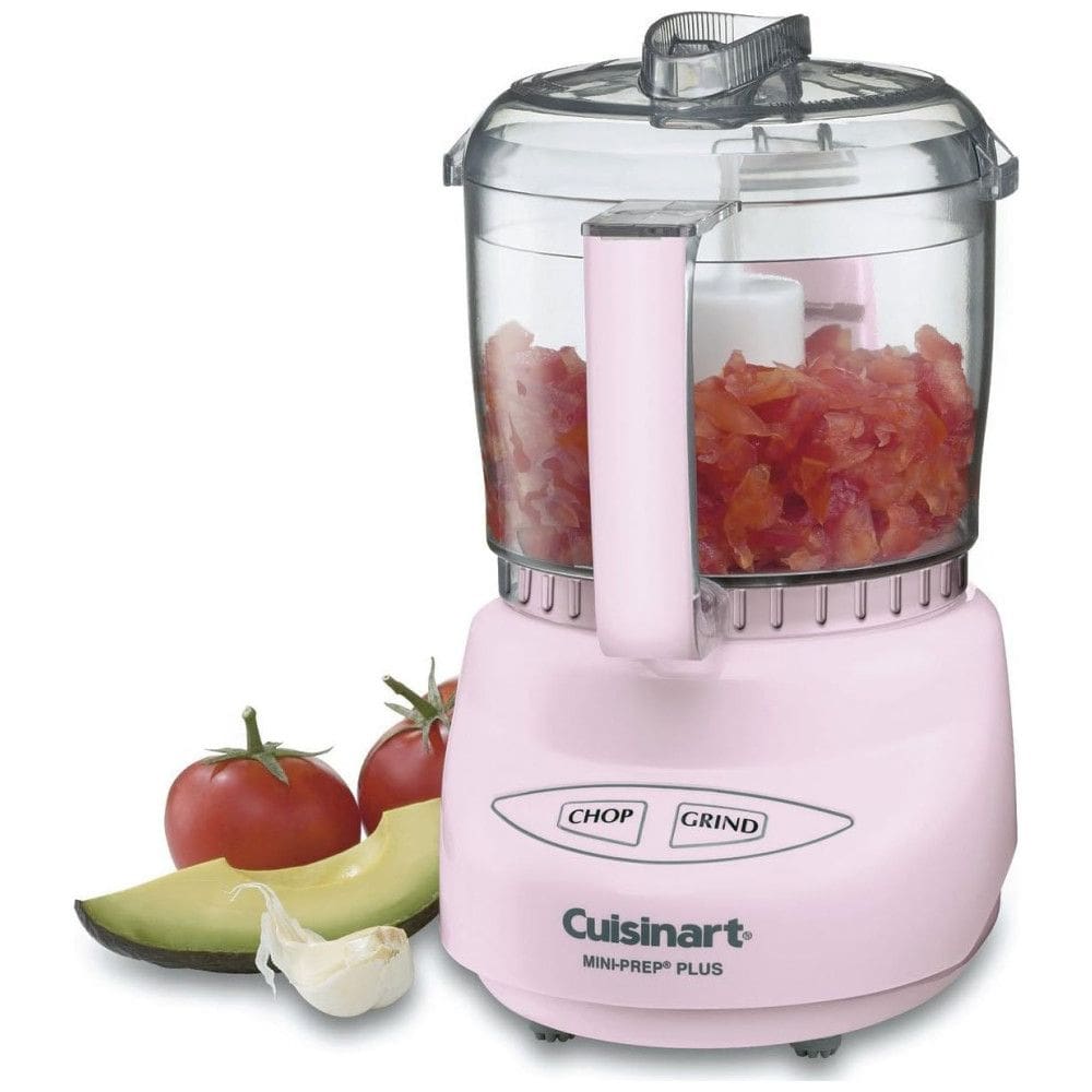 Mini Processador de Alimentos Plus, 110v, CUISINART DLC 2APK, Rosa claro