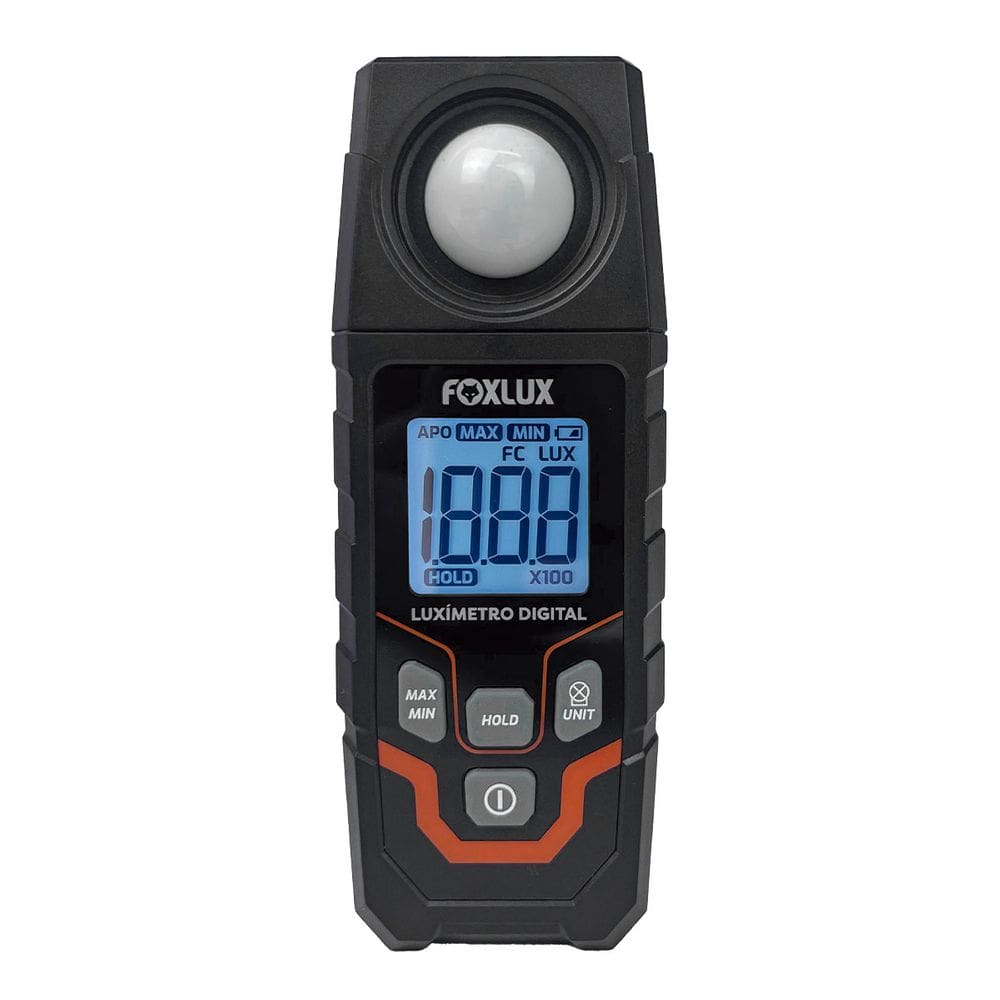 Luxímetro Digital Medidor De Iluminação Profissional Foxlux