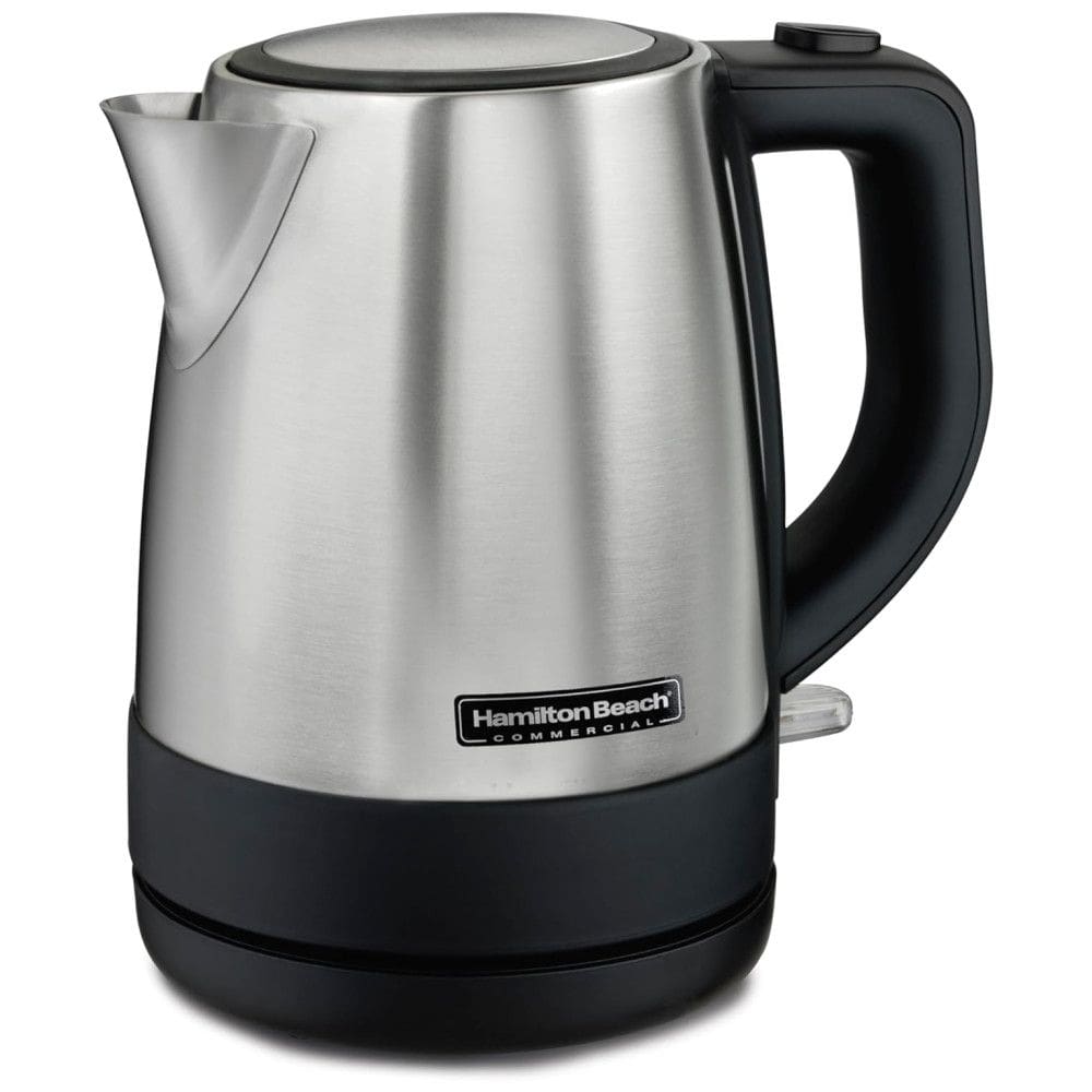 Chaleira Elétrica 1L com Proteção de Fervura e Aço Inoxidavel, 110v, HAMILTON BEACH HKE110, Preto