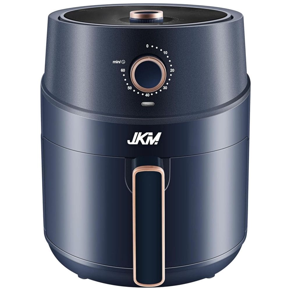 Fritadeira Elétrica AirFyer, Capacidade 3L com Temporizador Digital, 1500W, 110v, JKM, Azul
