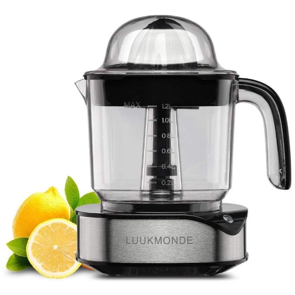 Espremedor de Citrinos Elétrico 1.2L Grande Volume Espremedor de com Motor Potente e Lâmpada de Trabalho LED Extrator de Espremedor