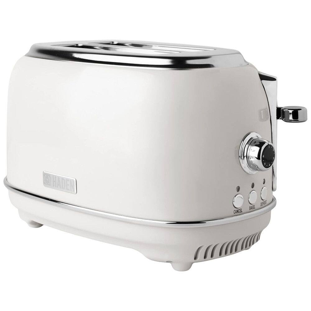 Haden 75018 Heritage Torradeira Elétrica de 2 Fatias com 6 Níveis de Tostagem, 900W 110V, Branca