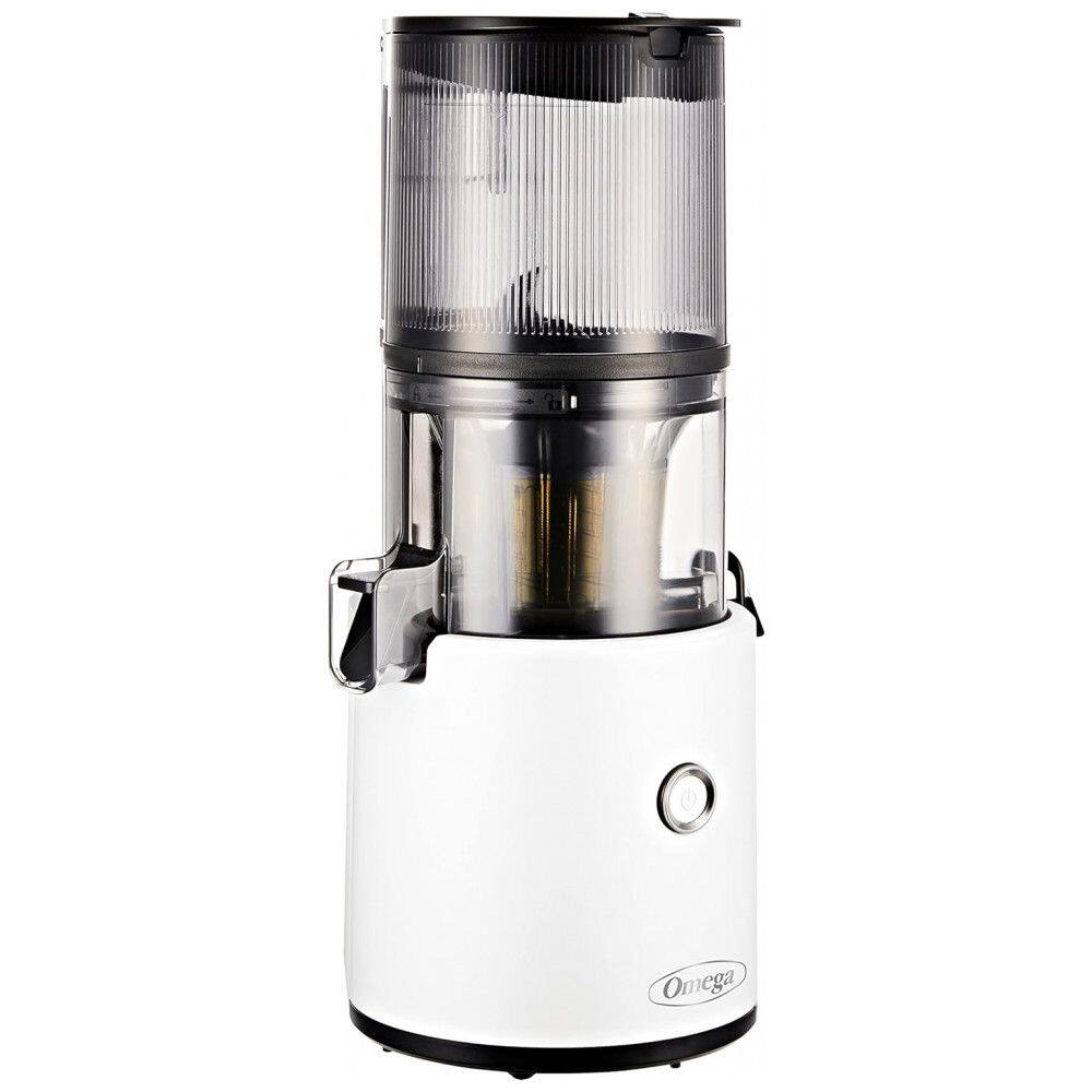Centrifuga de Frutas 2 Litros com Função Reversa e Funil Extra Grande, 110V 150W, Omega Juicer JC2022WHT11, Branca