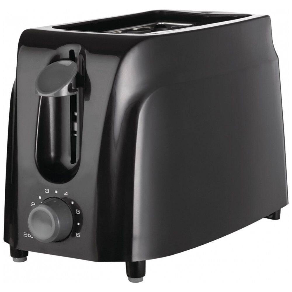 Torradeira Elétrica 2 Fatias com 6 Níveis de Tostagem, 110V 760W, Brentwood, Preta