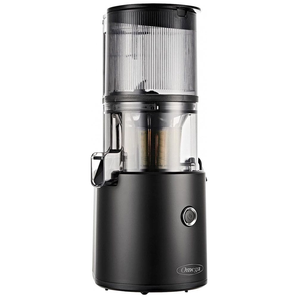 Centrifuga de Frutas 2 Litros com Função Reversa e Funil Extra Grande, 110V 150W, Omega Juicer JC2022BK11, Preta