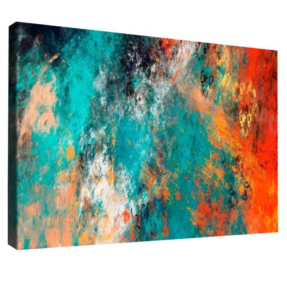 Quadro Decorativo Nuvens Abstratas Coloridas