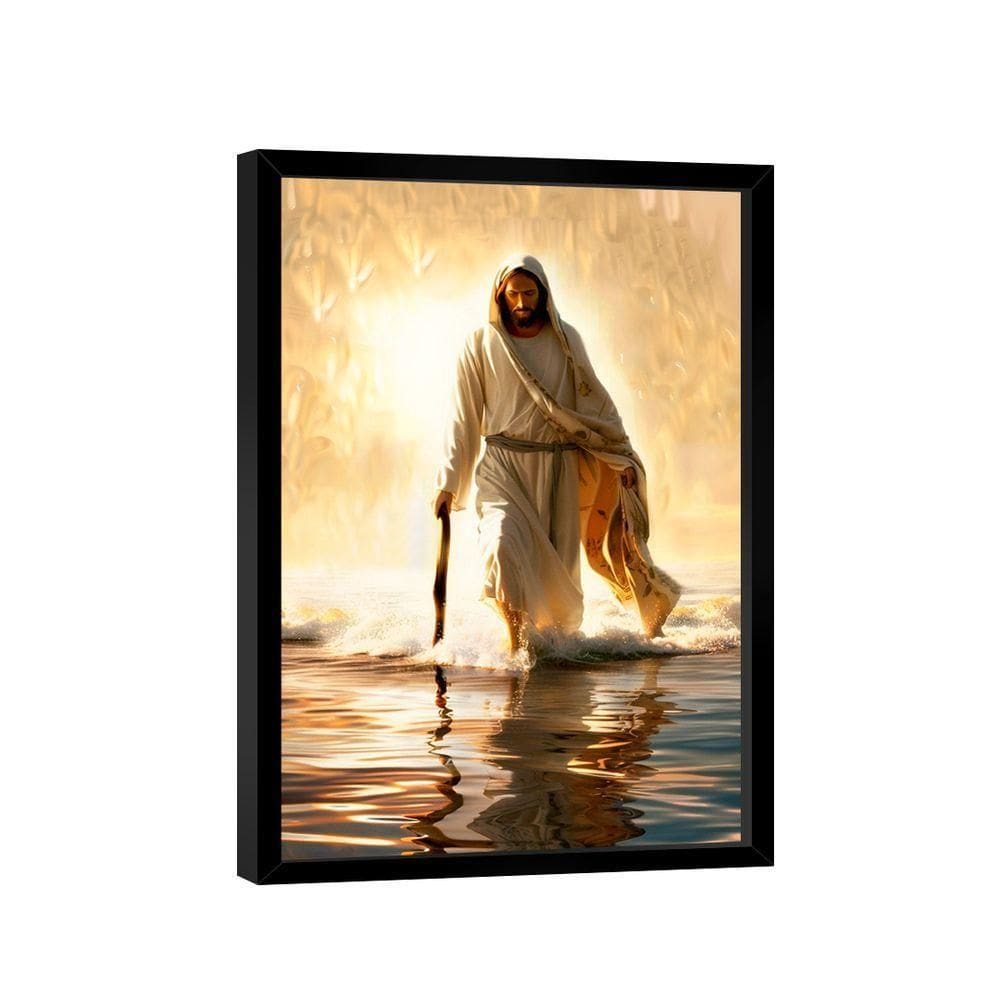 Quadro Decorativo Jesus Caminhando Sobre As águas