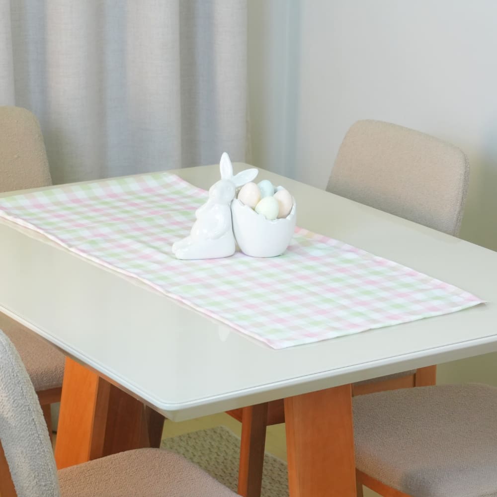 Caminho de Mesa Páscoa Coelho 1,30m x 40cm Estampa 2
