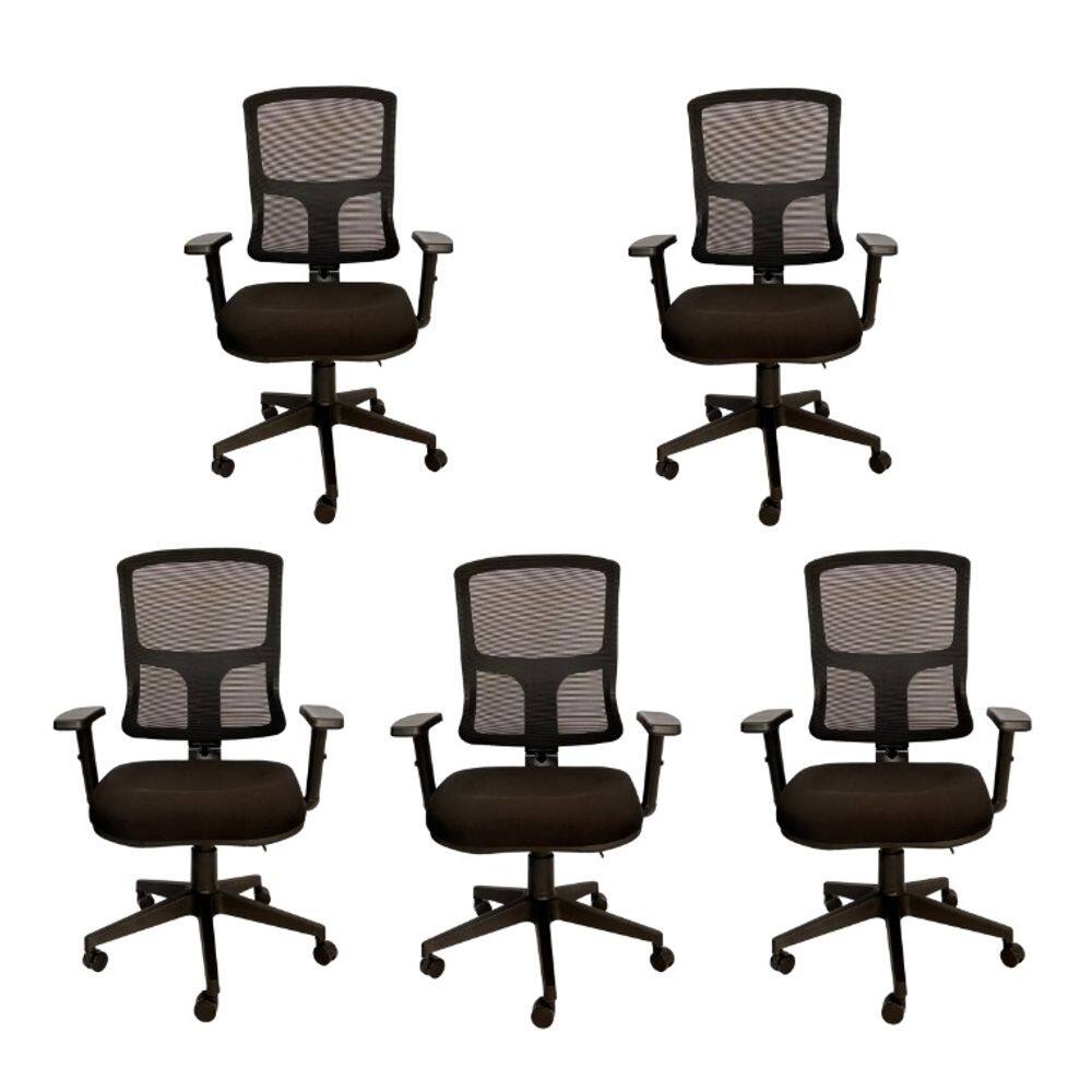 Cadeira Escrito´rio Diretor Back system Job G615AAtacadeiras KIT 5 UN