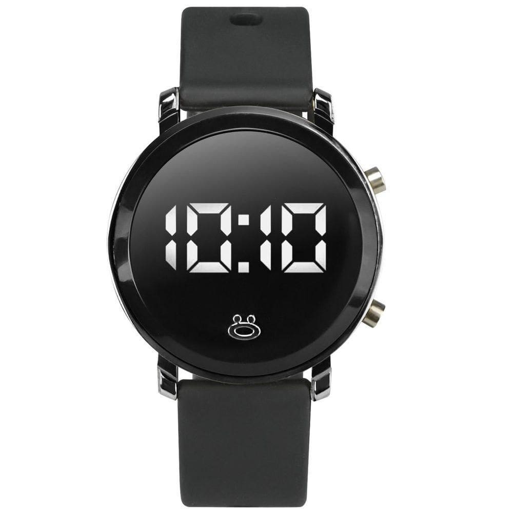 Relogio Digital Aço Inox Qualidade Premium Feminino Caixa