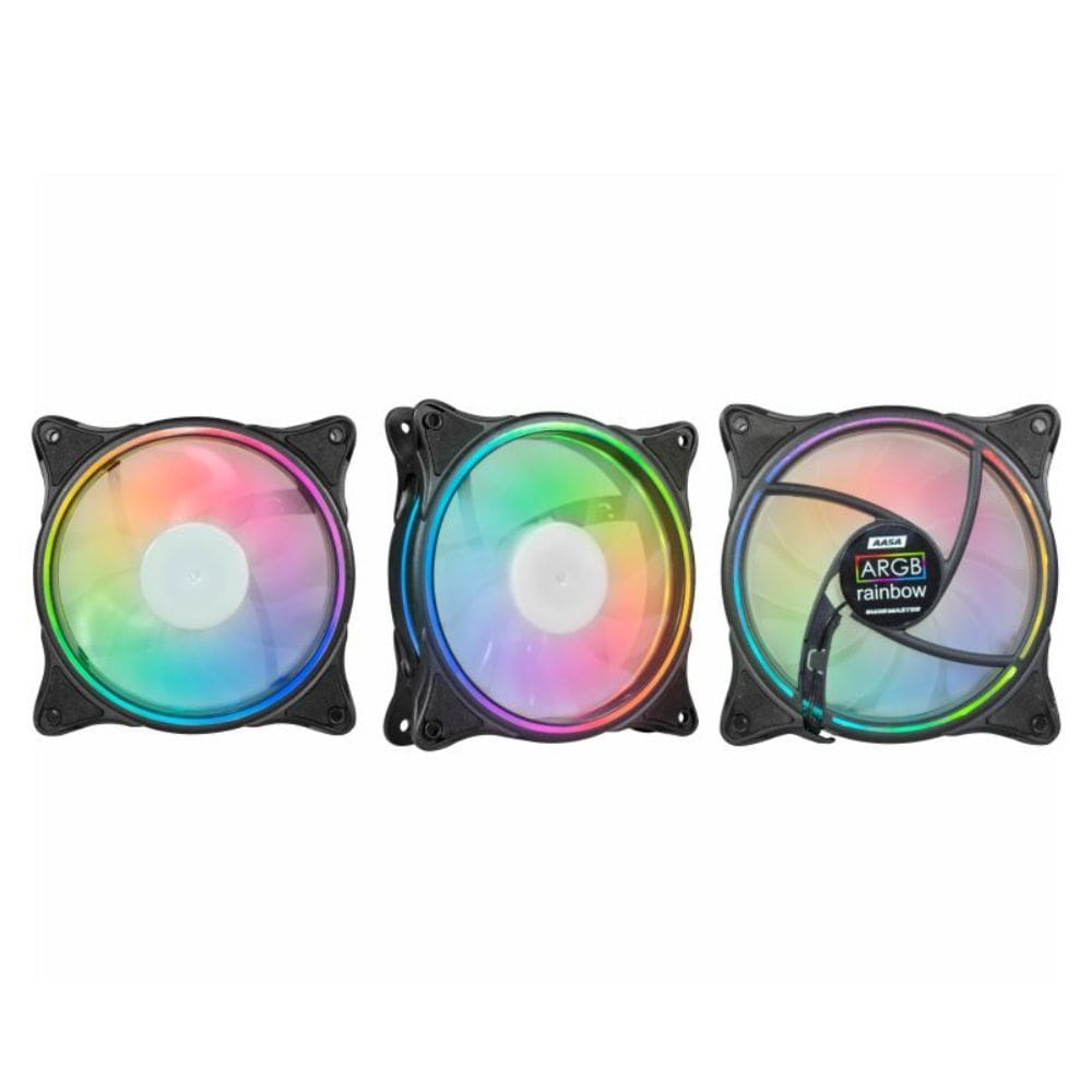 Kit 3 Fan 12&quot; KMEX ARGB AASA