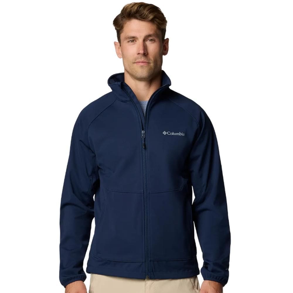 Blusa Canyon Meadows Softshell Masc. Columbia Azul Marinho G