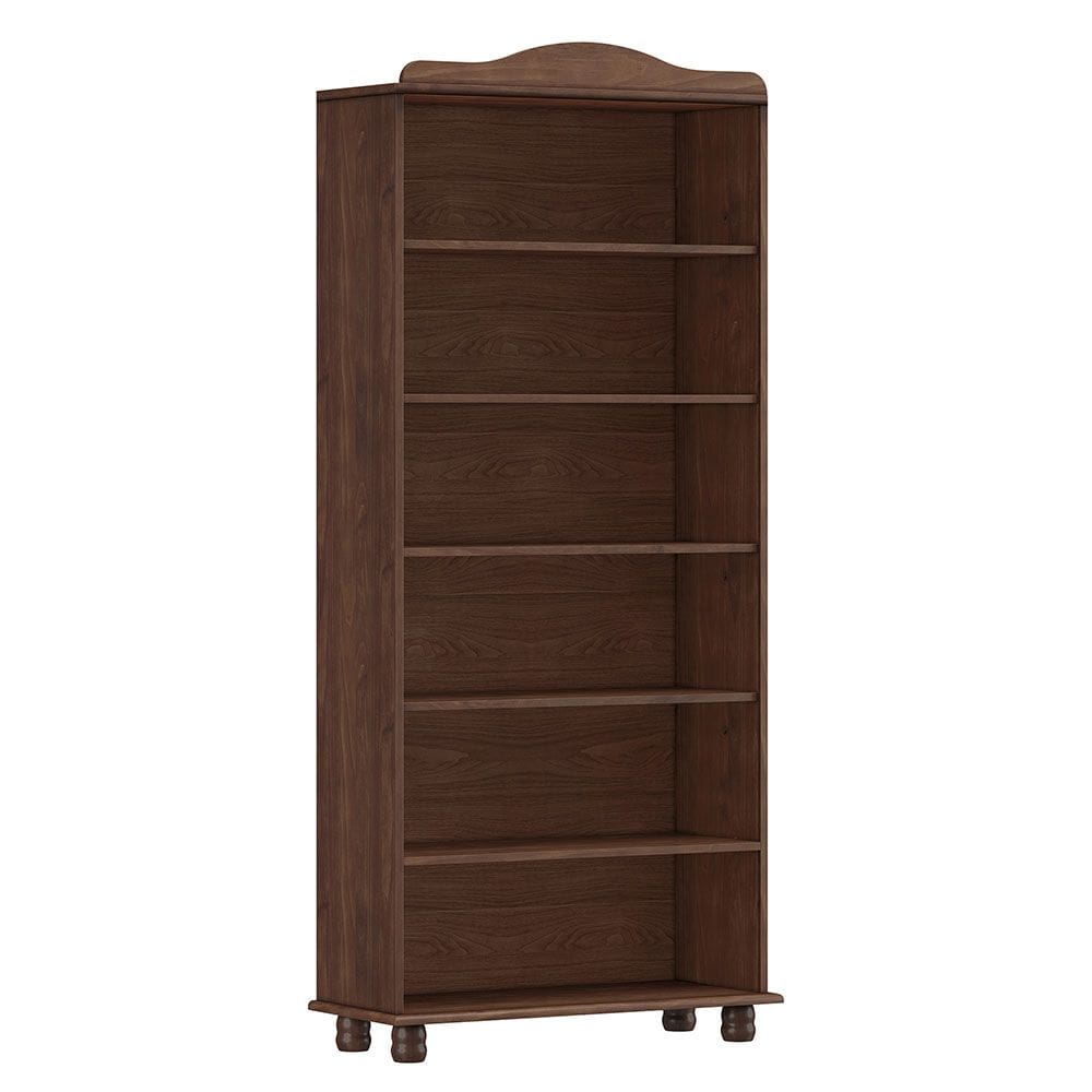 Estante Livreiro 5 Prateleiras Rubi 8964WN Café Finestra