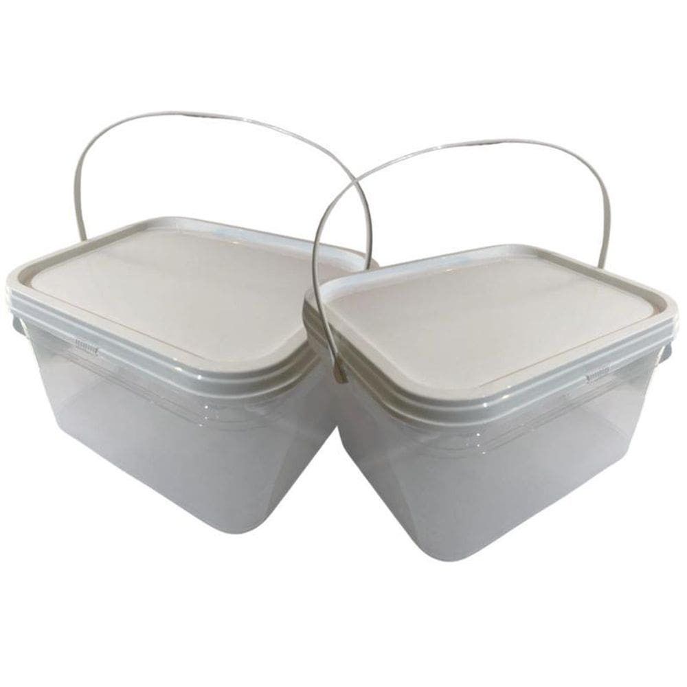 Balde Para Balas 2.4 Litros Transparente-Kit 7 Pçs