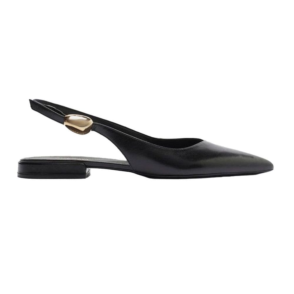 Sapatilha Arezzo Slingback Metal Bold